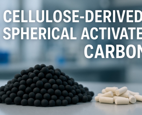 cellulose-derived spherical activated carbon