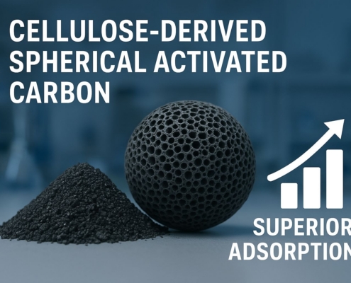 cellulose-derived spherical activated carbon