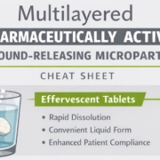 Multilayered pharmaceutically active compound-small