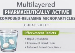 Multilayered pharmaceutically active compound-small