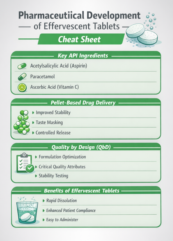 Pharmaceutical development of effervescent tablets-large